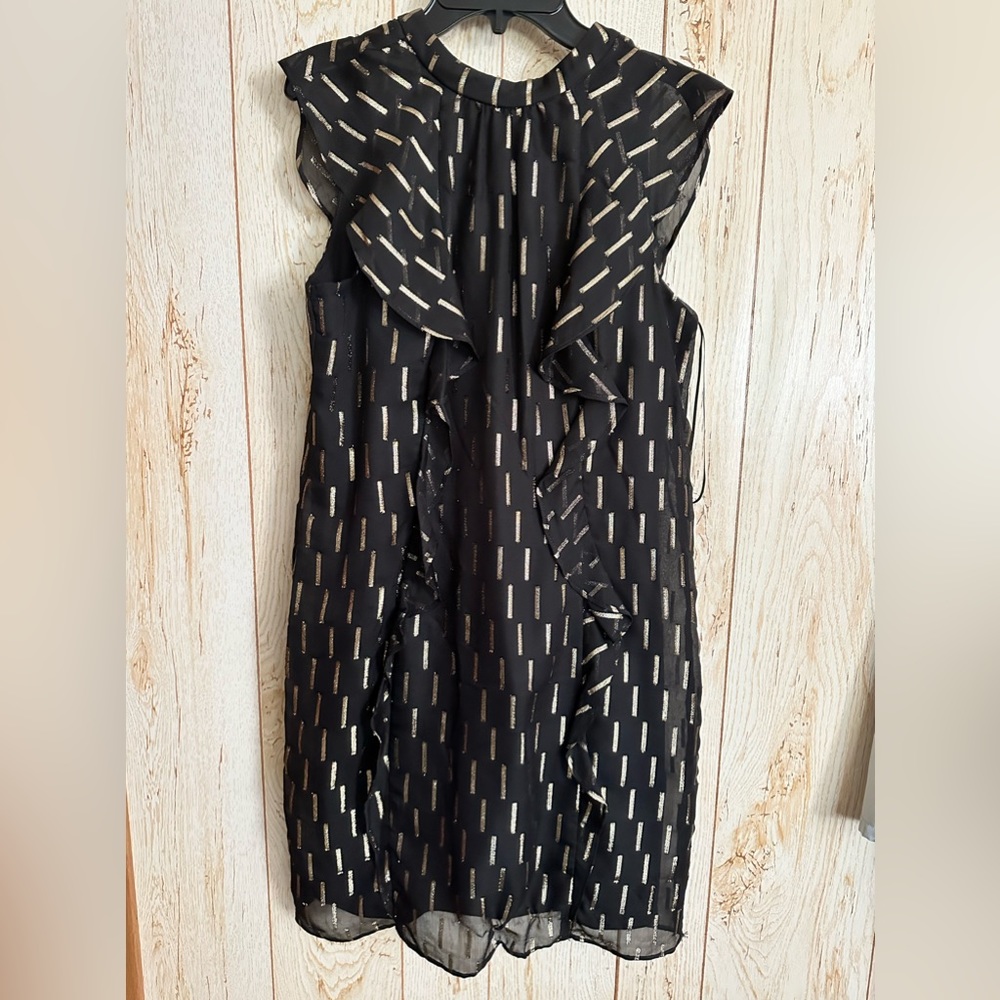 Black and Gold Dress